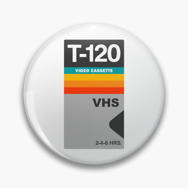 Item preview, Vintage T-120 VHS Video Cassette Retro Sticker designed and sold by VectorForge Studio.