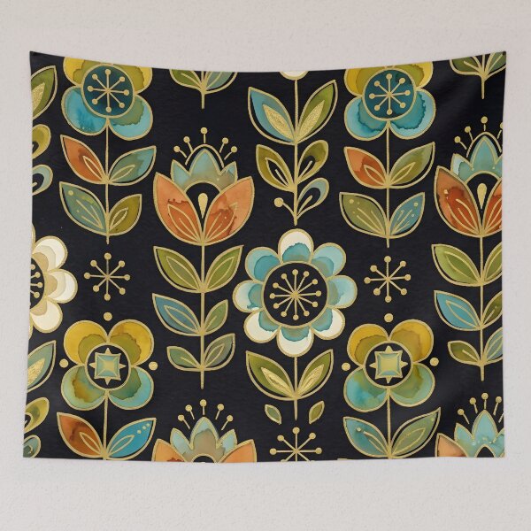 Item preview, Retro Floral designed and sold by GraphicsClub.