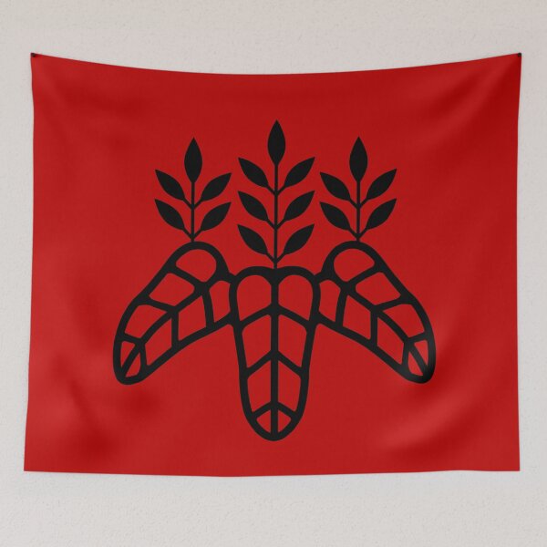 Item preview, Taiko Kiri Toyotomi Hideyoshi Samurai Emblem Black Red / Japanese Crest  designed and sold by 戦国まーけっと SENGOKU MARKET.