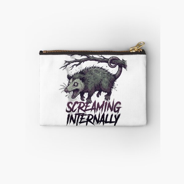 Item preview, Screaming Internally Possum Social Anxiety designed and sold by ryanguas.