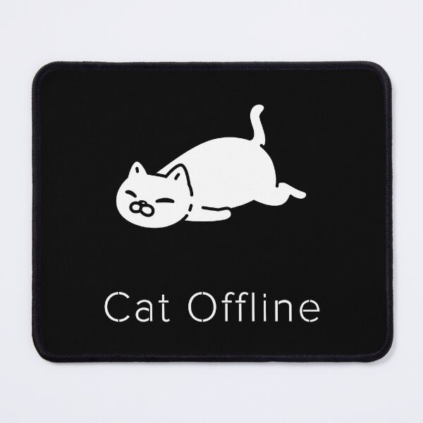Item preview, Cat Offline | Cat Operating System | Minimalist Funny Cat designed and sold by ContigoART.