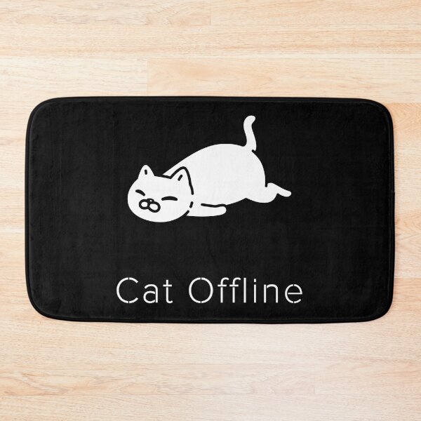 Item preview, Cat Offline | Cat Operating System | Minimalist Funny Cat designed and sold by ContigoART.