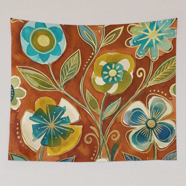 Item preview, Retro Floral designed and sold by GraphicsClub.