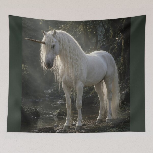Item preview, Tranquil Unicorn designed and sold by UnicornAndRaven .
