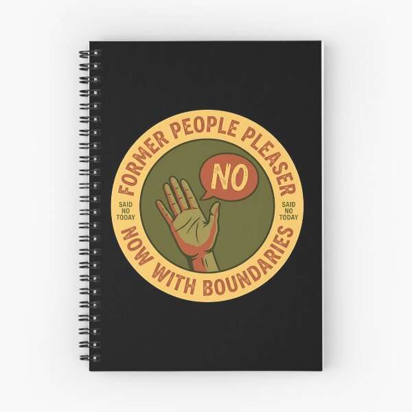 Item preview, Former People Pleaser With Boundaries Retro Badge designed and sold by DuckOddity.