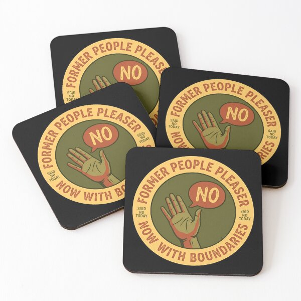 Item preview, Former People Pleaser With Boundaries Retro Badge designed and sold by DuckOddity.
