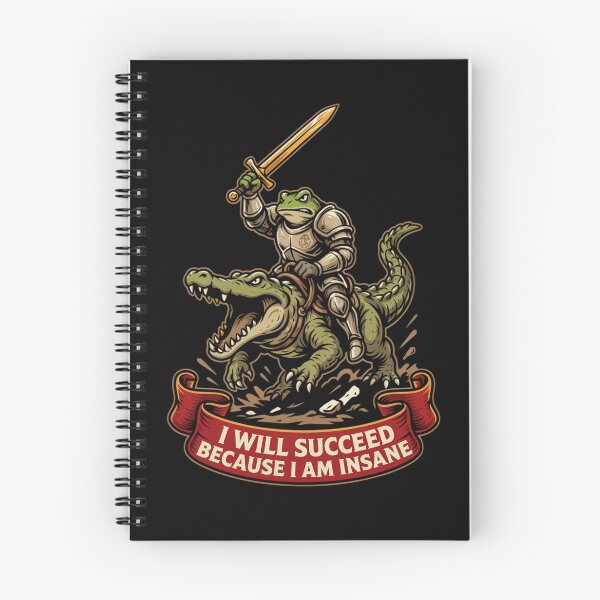 Item preview, I Will Succeed Because I Am Insane designed and sold by Millsoft.