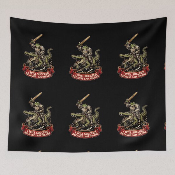 Item preview, I Will Succeed Because I Am Insane designed and sold by Millsoft.