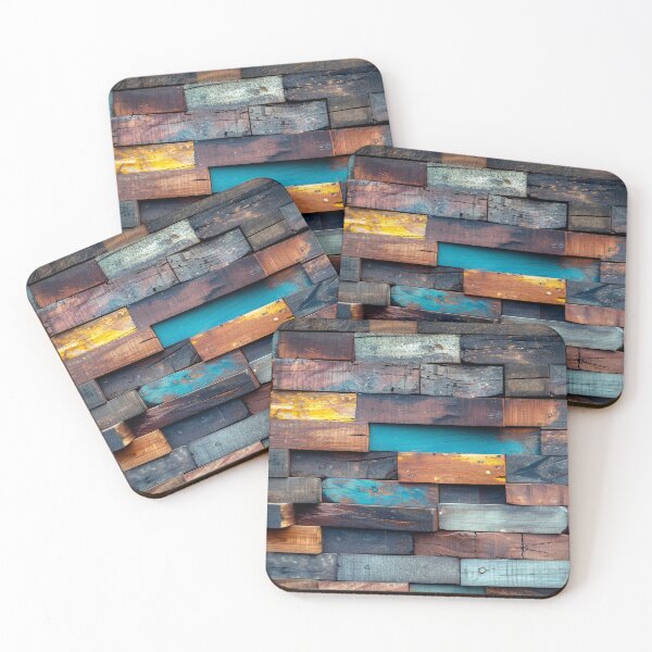 Item preview, Reclaimed Vintage Old Painted Wooden Wall Art Photo designed and sold by DEC02.