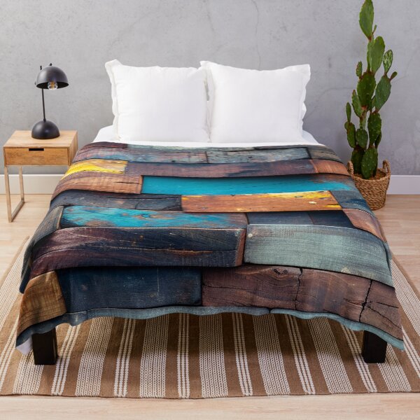 Item preview, Reclaimed Vintage Old Painted Wooden Wall Art Photo designed and sold by DEC02.