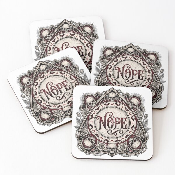 Item preview, Ouija Board Planchette NOPE Gothic Sarcasm designed and sold by ryanguas.