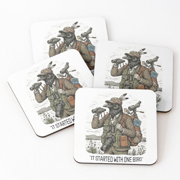 Item preview, It Started With One Bird - Vintage Birdwatcher Funny Graphic designed and sold by RetroAnimal.