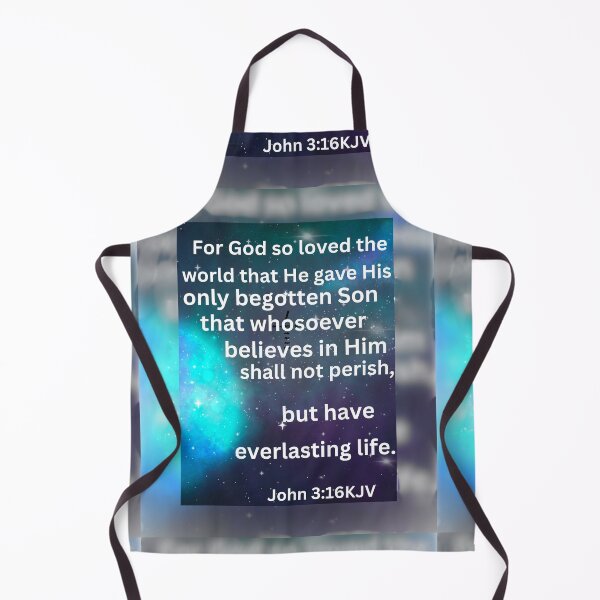 Item preview, John 3:16 Galaxy Scripture Art – Christian Bible Verse Design designed and sold by TetelestaiWeave.