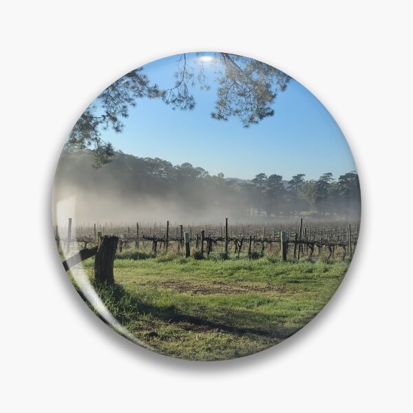 Item preview, Misty Winter Morning Chardonnay Vines at Magpie Springs   designed and sold by MagpieSprings.