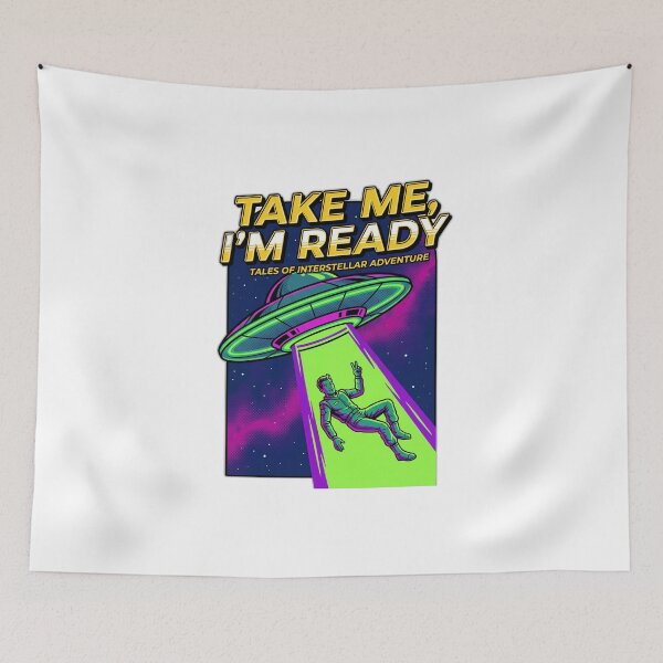 Item preview, Take Me Alien Abduction Sarcastic Sci-Fi designed and sold by ryanguas.