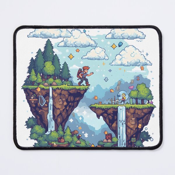 Item preview, Retro Platform Adventure 90s Pixel Gaming designed and sold by ThePixelArchive.