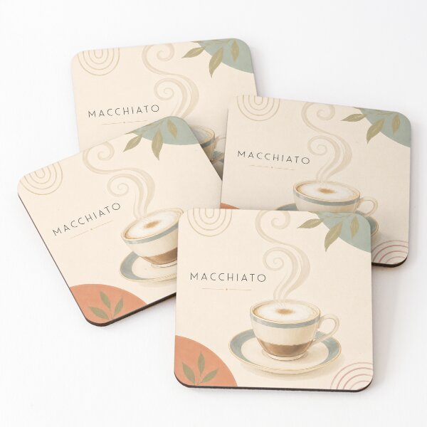 Item preview, Caffe Moderno Macchiato - Amantes del café designed and sold by EverydayMagik.