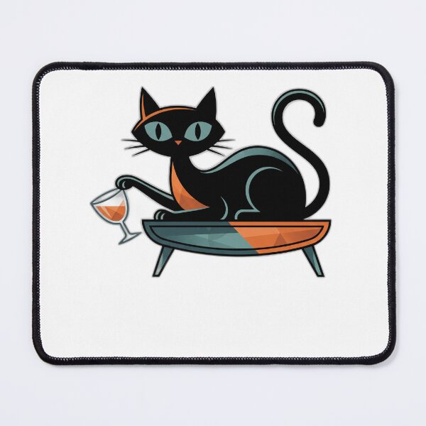 Item preview, Black Cat Last Nerve Funny Sarcastic designed and sold by ryanguas.