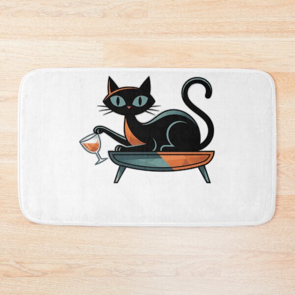 Item preview, Black Cat Last Nerve Funny Sarcastic designed and sold by ryanguas.