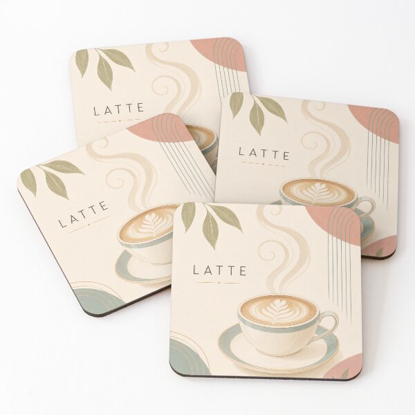 Item preview, Caffe Moderno Latte - Amantes del café designed and sold by EverydayMagik.