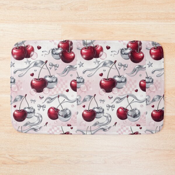 Item preview, Cherry Chrome Dream | Glossy Y2K Cherry Seamless Pattern | Metallic Aesthetic designed and sold by AP Digi Store.