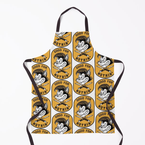 Item preview, Good for Nothin' | Rockabilly Greaser Cat Illustration designed and sold by PIXEL POP DESIGNS - Beyond the Norm!.