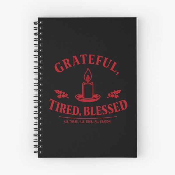 Item preview, Grateful, Tired, Blessed, Faith Christmas Identity Graphic designed and sold by PhylonBoxx.