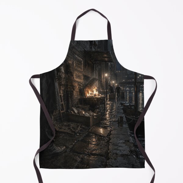 Item preview, Rain-Soaked Dystopian Quay | Secret History Noir with Burning Records designed and sold by Element Horizon Studio.