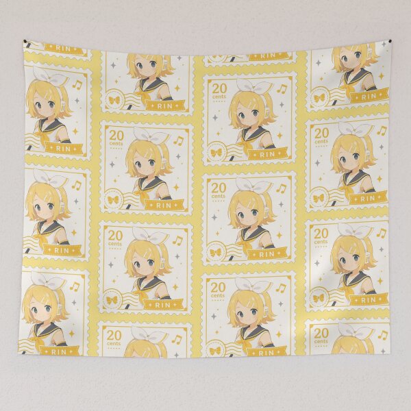 Item preview, kagamine rin vocaloid postage stamp designed and sold by lilypadblue.