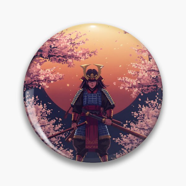 Item preview, Pixel Samurai Retro Japanese RPG Warrior designed and sold by ThePixelArchive.