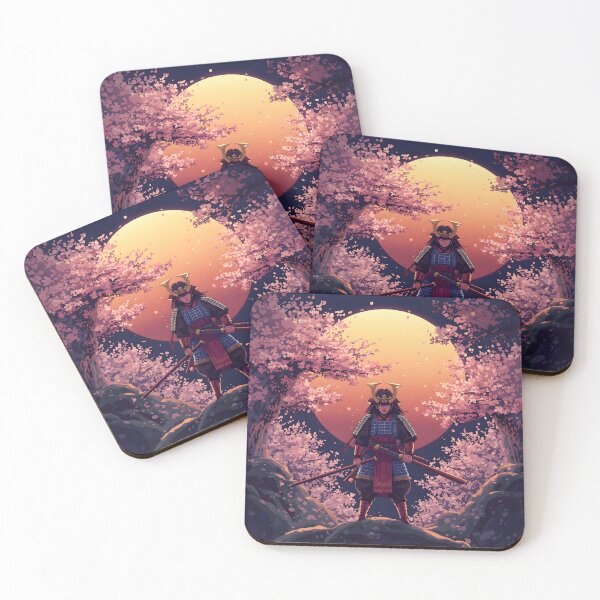Item preview, Pixel Samurai Retro Japanese RPG Warrior designed and sold by ThePixelArchive.