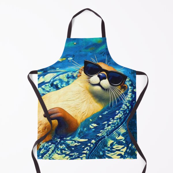 Item preview, Otterly Cool River Otter Floating Down A River designed and sold by NaturePrints.