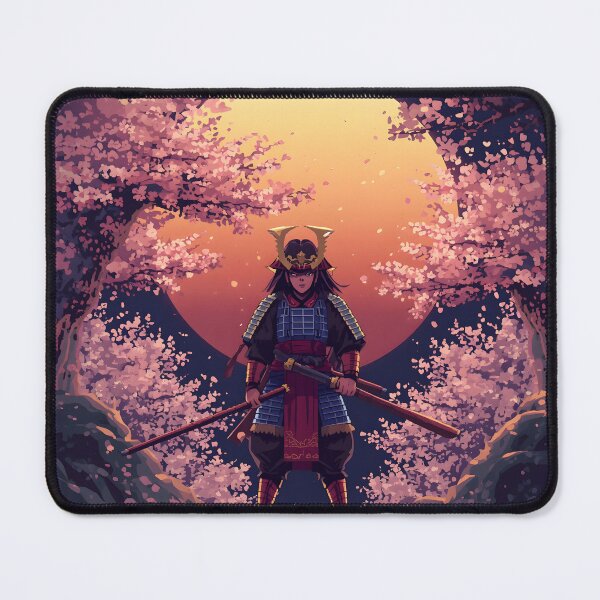 Item preview, Pixel Samurai Retro Japanese RPG Warrior designed and sold by ThePixelArchive.