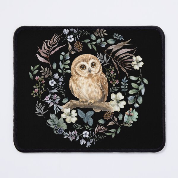 Item preview, Watercolor owl, Woodland Creature, Cute Owl illustration, Forest Animal designed and sold by XelaStore.