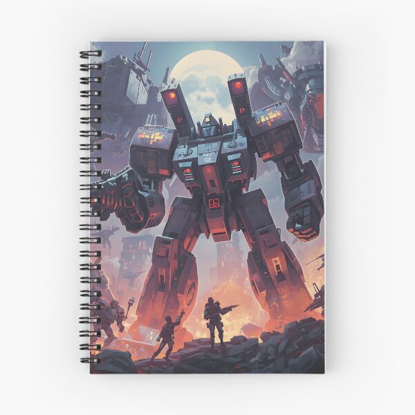 Item preview, Retro Mech Battle Pixel Sci Fi Robot Art designed and sold by ThePixelArchive.