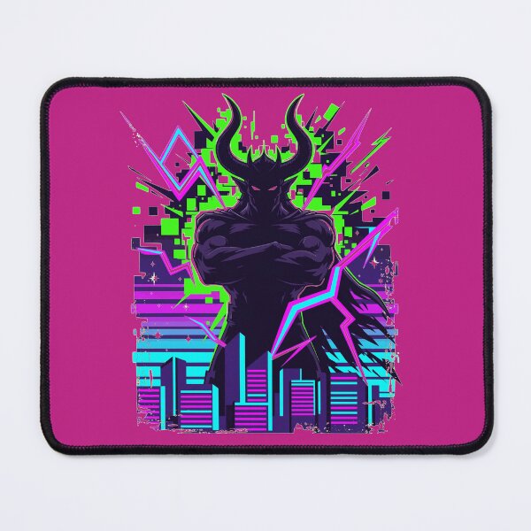 Item preview, Neon Retro Demon Lord designed and sold by KungPowUnicorn.