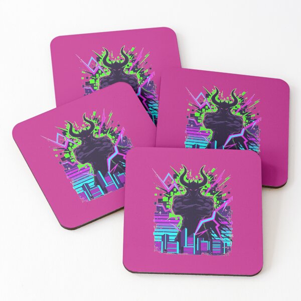 Item preview, Neon Retro Demon Lord designed and sold by KungPowUnicorn.
