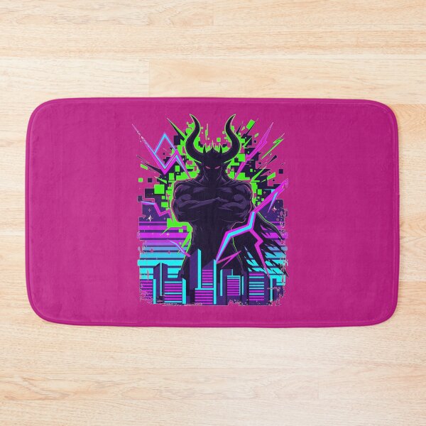 Item preview, Neon Retro Demon Lord designed and sold by KungPowUnicorn.
