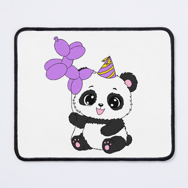 Item preview, Party Panda - Kawaii Birthday designed and sold by BunnySoftArt.