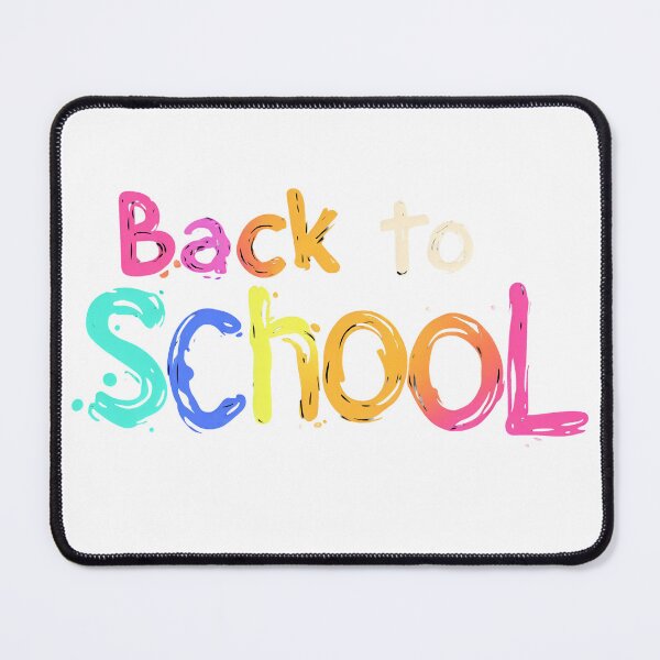 Item preview, Back to School – Watercolor Splash Typography Design designed and sold by Burnt Cloth Tees.