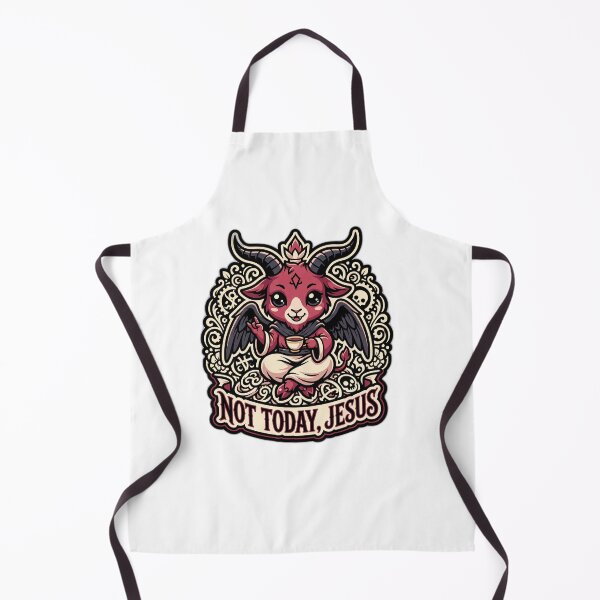 Item preview, Not Today Jesus Cute Baphomet Sarcastic designed and sold by ryanguas.
