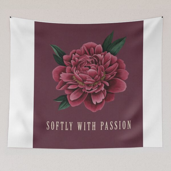 Item preview, Softly With Passion Romantic Peony designed and sold by C-Plus-Home.