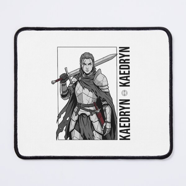 Item preview, Kaedryn Female Knight Warrior Fantasy Sword Armor Gothic T-Shirt designed and sold by StickerNestYou.