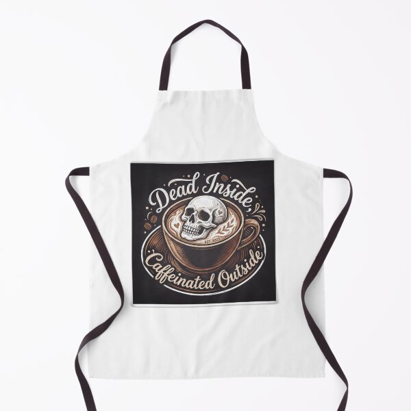 Item preview, Dead Inside Caffeinated Outside Skull Coffee designed and sold by ryanguas.