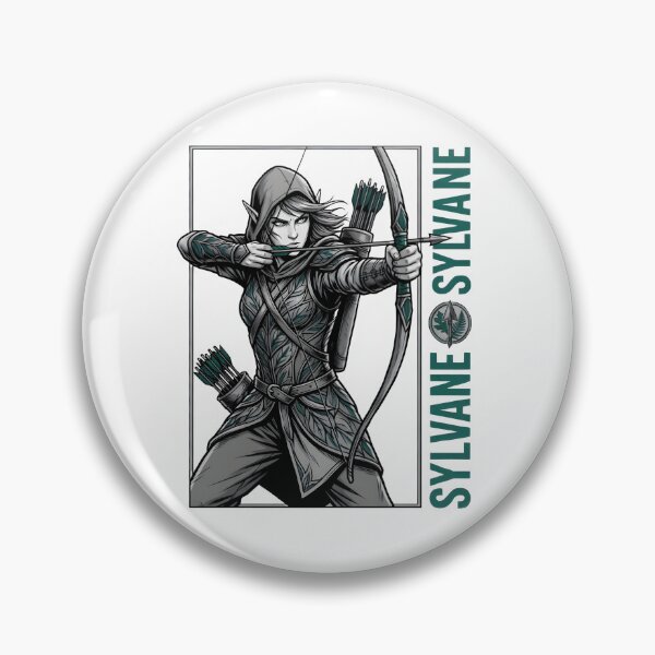 Item preview, Sylvane the Elven Archer Fantasy Warrior T-Shirt | Epic Female Ranger RPG Design designed and sold by StickerNestYou.