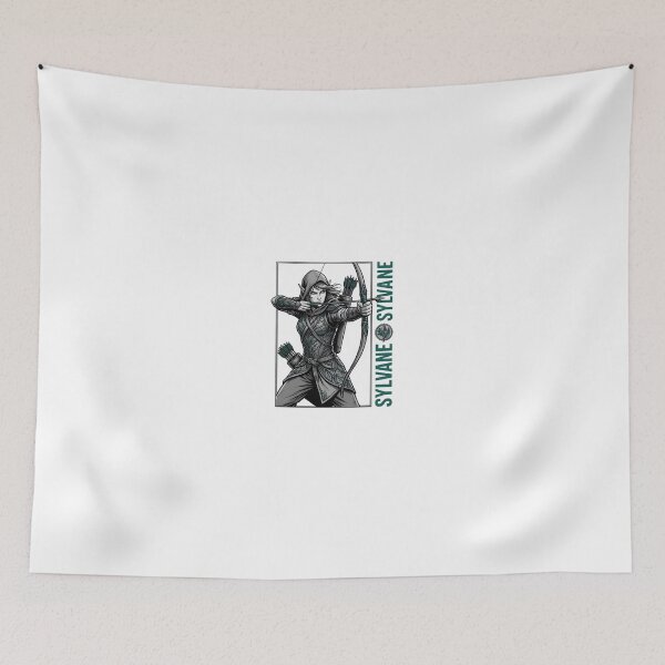 Item preview, Sylvane the Elven Archer Fantasy Warrior T-Shirt | Epic Female Ranger RPG Design designed and sold by StickerNestYou.