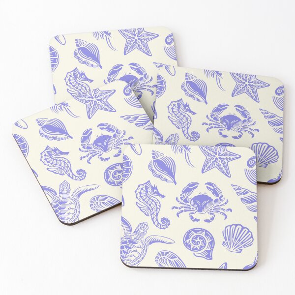 Item preview, Coastal Treasures Phone Cover | Turtle & Seahorse | Vintage Seashell Design designed and sold by Catzelle.