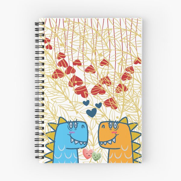 Item preview, Cute Dinosaurs In Love With Red Hearts Pattern designed and sold by NikBrin Prevail .