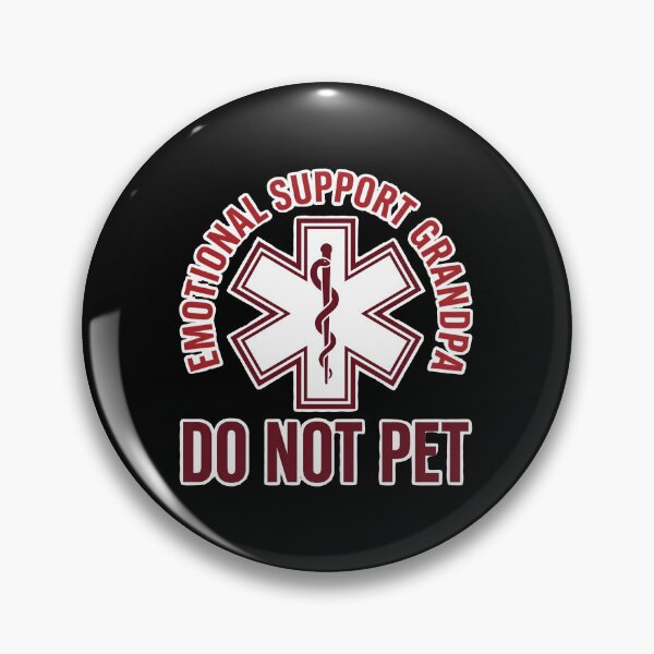 Item preview, Emotional Support Grandpa Do Not Pet EMT Paramedic Funny Medical T-Shirt designed and sold by StickerNestYou.