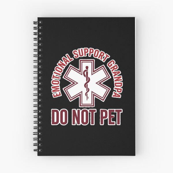 Item preview, Emotional Support Grandpa Do Not Pet EMT Paramedic Funny Medical T-Shirt designed and sold by StickerNestYou.